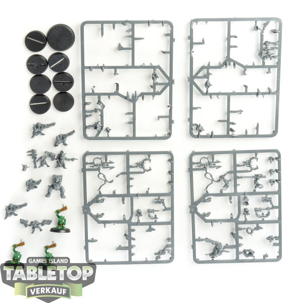Orks - 11x Ork Gretchin - teilweise bemalt