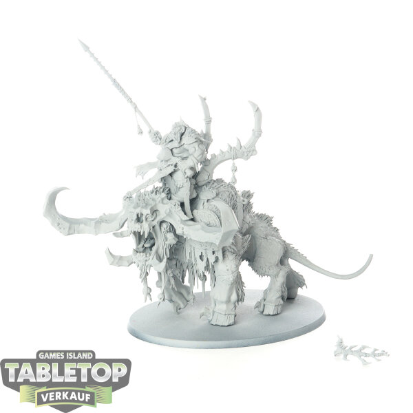 Ogor Mawtribes - Frostlord on Stonehorn - grundiert