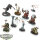 Warhammer Quest - 9 Cursed City Villains - teilweise bemalt