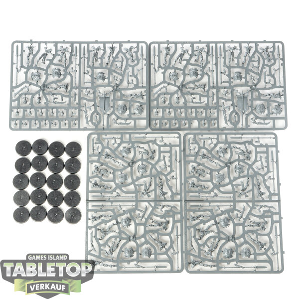 Ossiarch Bonereapers - 20x Mortek Guard - im Gussrahmen