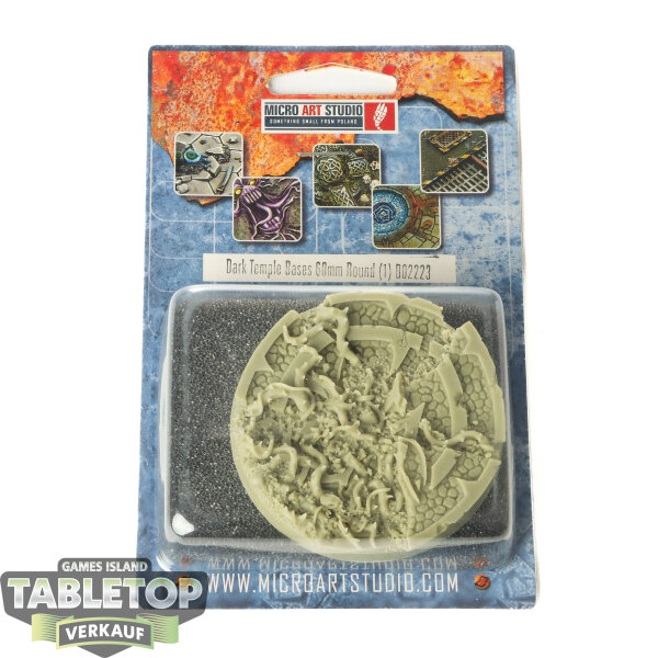 Bases - Dark Temple Bases, Round 60mm - Originalverpackt / Neu