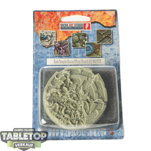 Bases - Dark Temple Bases, Round 60mm - Originalverpackt / Neu