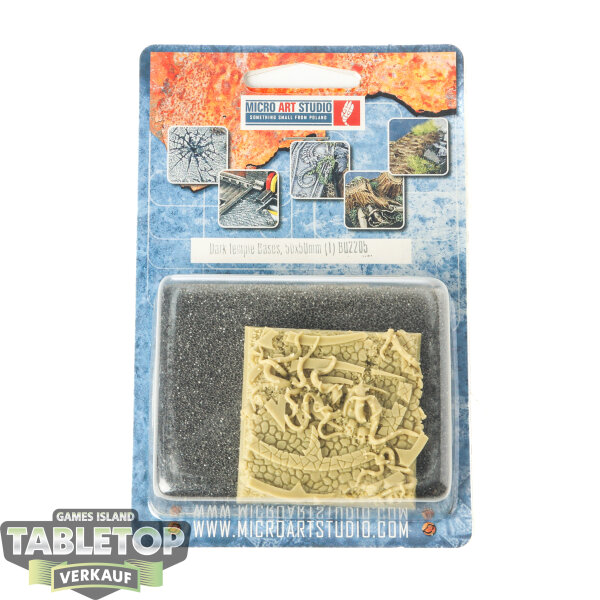 Bases - Dark Temple Bases, 50x50mm - Originalverpackt / Neu