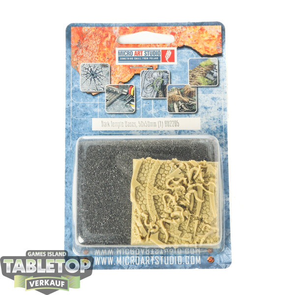 Bases - Dark Temple Bases, 50x50mm - Originalverpackt / Neu