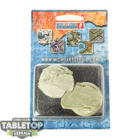 Bases - 2x Shale Bases WRound 40mm - Originalverpackt / Neu