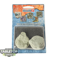Bases - 2x Shale Bases WRound 40mm - Originalverpackt / Neu