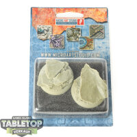 Bases - 2x Shale Bases WRound 40mm - Originalverpackt / Neu