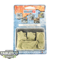 Bases - 4x Shale Bases 25x50mm - Originalverpackt / Neu