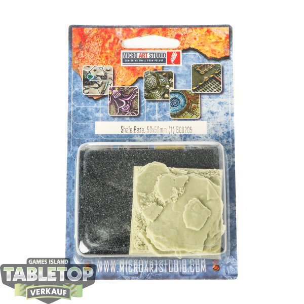 Bases - Shale Bases 50x50mm - Originalverpackt / Neu