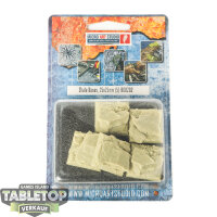 Bases - 5x Shale Bases 25x25mm - Originalverpackt / Neu