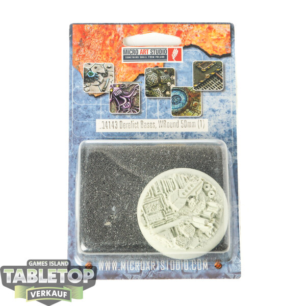 Bases - Derelict Bases, Round 50mm - Originalverpackt / Neu