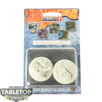 Bases - 2x Forest Bases, Round 40mm - Originalverpackt / Neu
