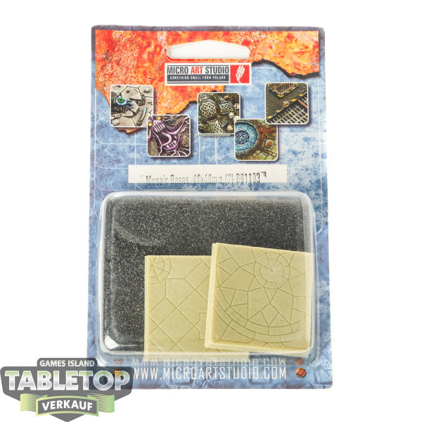 Bases - 2x Mosaic Bases 40x40mm - Originalverpackt / Neu