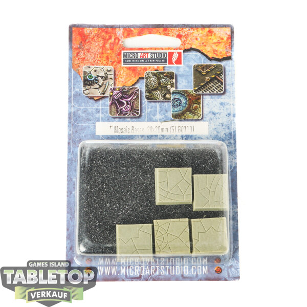 Bases - 5x Mosaic Bases 20x20mm - Originalverpackt / Neu