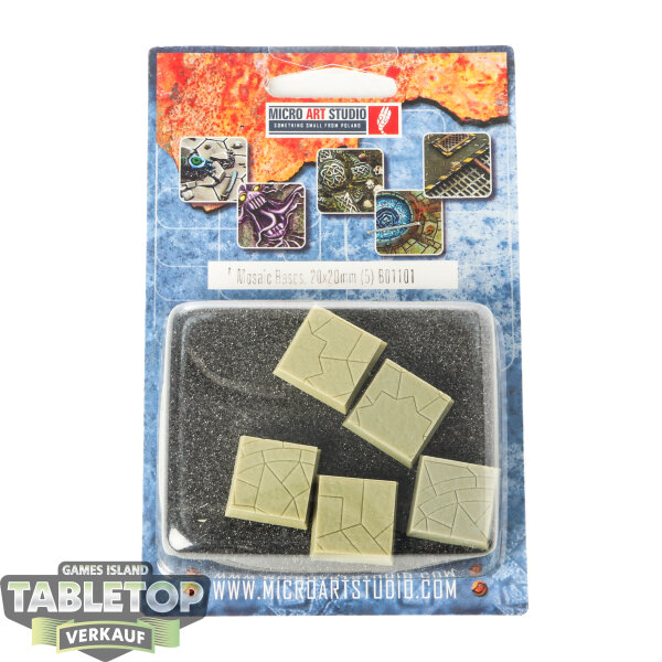 Bases - 5x Mosaic Bases 20x20mm - Originalverpackt / Neu