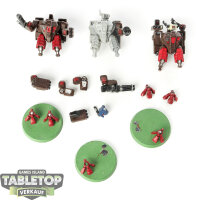 Tau Empire - 3x XV8 Crisis Battlesuits - klassisch -...