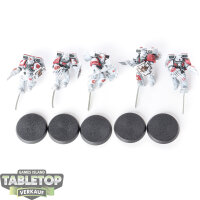 Space Marines - 5x Vanguard Veteran Squad - teilweise bemalt