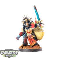 Black Templars - Black Templars Marshal - teilweise bemalt