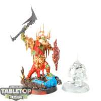 Orruk Warclans - Killaboss with Stab-grot - teilweise bemalt