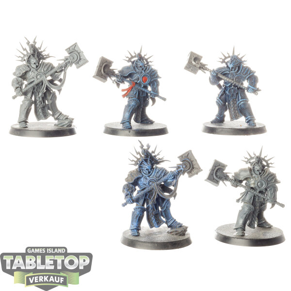 Stormcast Eternals - 5 Retributors - teilweise bemalt