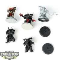Chaos Space Marines - 5x Legionaries - teilweise bemalt
