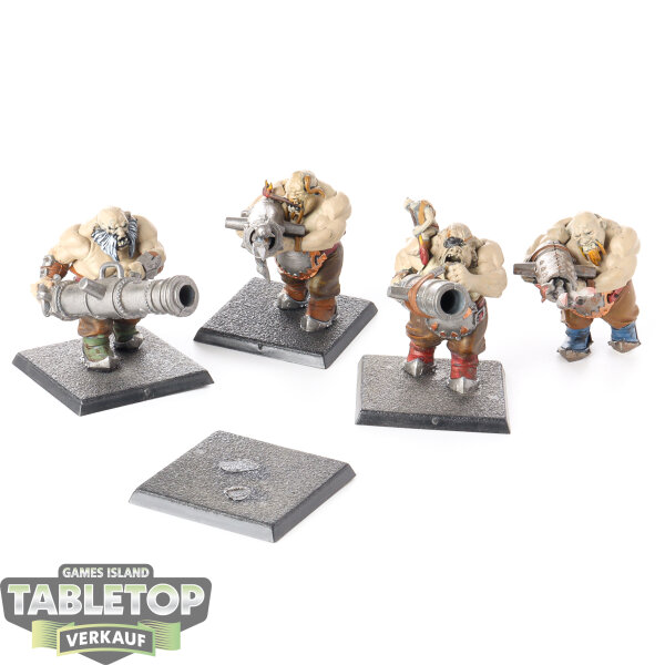 Ogor Mawtribes - 4 Leadbelchers - bemalt