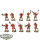 Daemons of Chaos - 10x Daemons of Khorne Bloodletters klassisch - bemalt