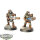 Astra Militarum - 2x Cadian with Assault Weapons - klassisch - bemalt