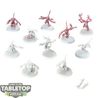Disciples of Tzeentch - 10 Pink Horrors - teilweise bemalt