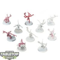 Disciples of Tzeentch - 10 Pink Horrors - teilweise bemalt