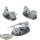 Skaven - 3 Warplock Jezzails - unbemalt