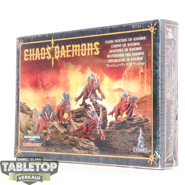 Blades of Khorne - 5x Flesh Hounds klassisch - Originalverpackt / Neu