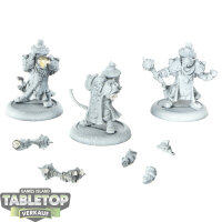 Sonstige - 3x Unbekanntes Model - grundiert