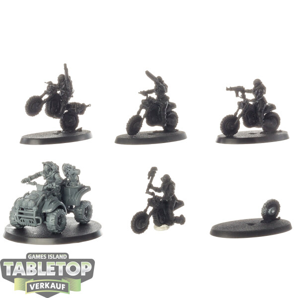 Genestealer Cults - 5x Atalan Jackals - teilweise bemalt
