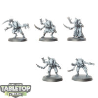 Genestealer Cults - 5x Acolyte Hybrids - teilweise bemalt
