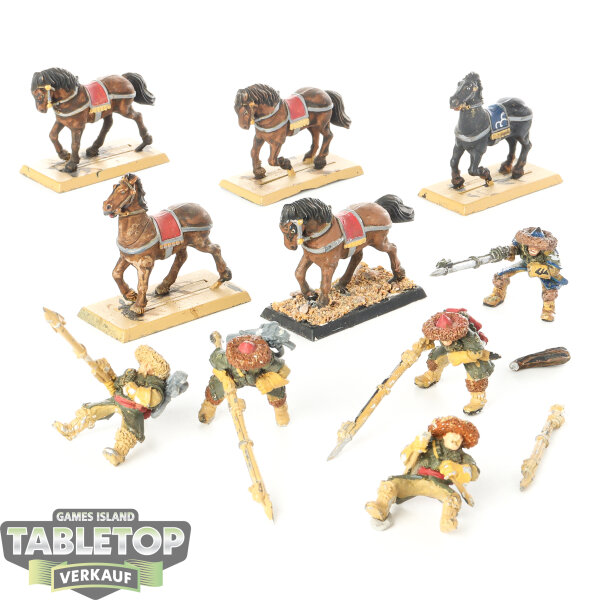 Astra Militarum - 5 Attilan Rough Riders classic - teilweise bemalt