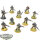 Astra Militarum - 10 Cadian Shock Troops classic - bemalt