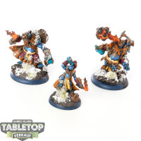 Trollbloods - Northkin Fire Eaters - bemalt