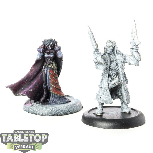 Mercenaries - Lady Aiyana & Master Holt - teilweise bemalt