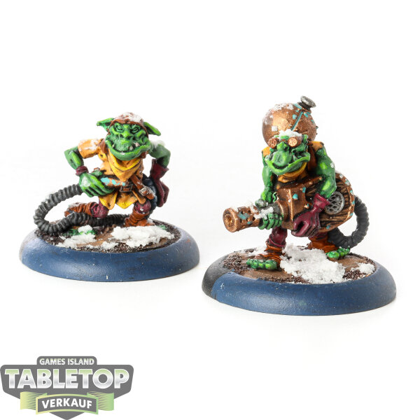 Minions - 2 x Swamp Gobber Bellows Crew - bemalt
