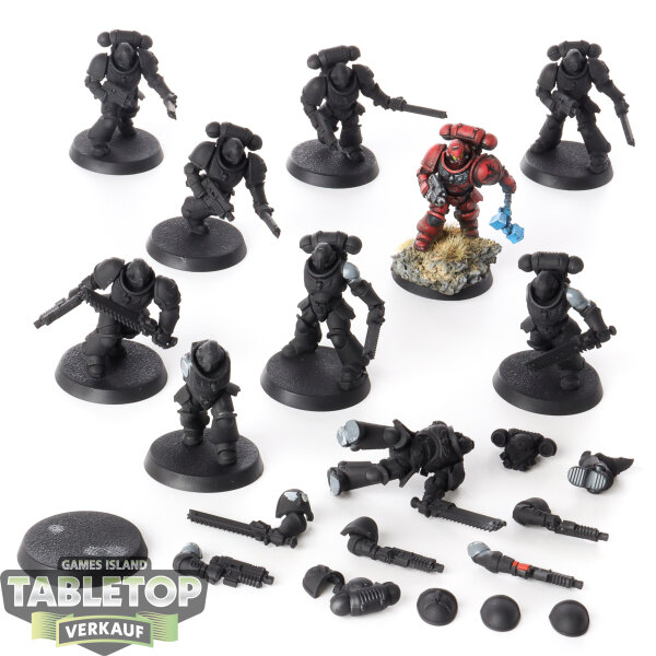 Blood Angels - 10 x Assault Intercessors - teilweise bemalt