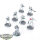 Galaktisches Imperium - 7x Stormtroopers klassisch - teilweise bemalt
