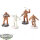 Rebellen - 4x Wookiee Warriors klassisch - teilweise bemalt