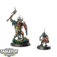 Orruk Warclans - Killaboss with Stab-grot - bemalt