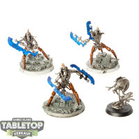 Necrons - 3 Skorpekh Destroyers - bemalt