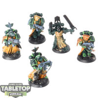 Dark Angels - 5 Company Veterans - bemalt