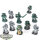 Dark Angels - 10 Tactical Marines - teilweise bemalt