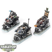 Dark Angels - 3 Biker - teilweise bemalt