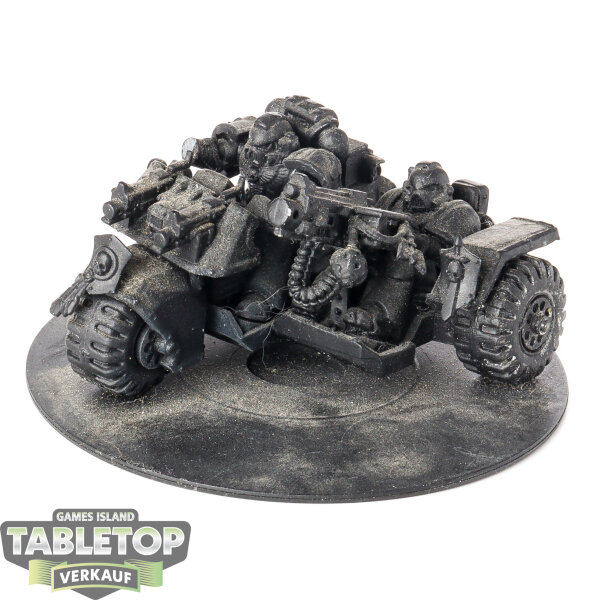 Space Marines - Attack Bike klassisch - unbemalt
