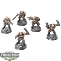 Space Marines - 5 Scouts klassisch - bemalt